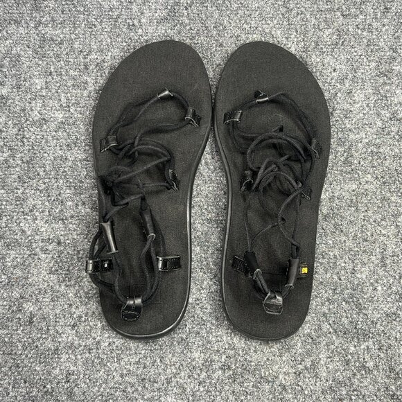 Teva Voya Infinity Sandals Womens Size 9 Black Athletic Recovery Beach Flip Flop - Picture 8 of 12